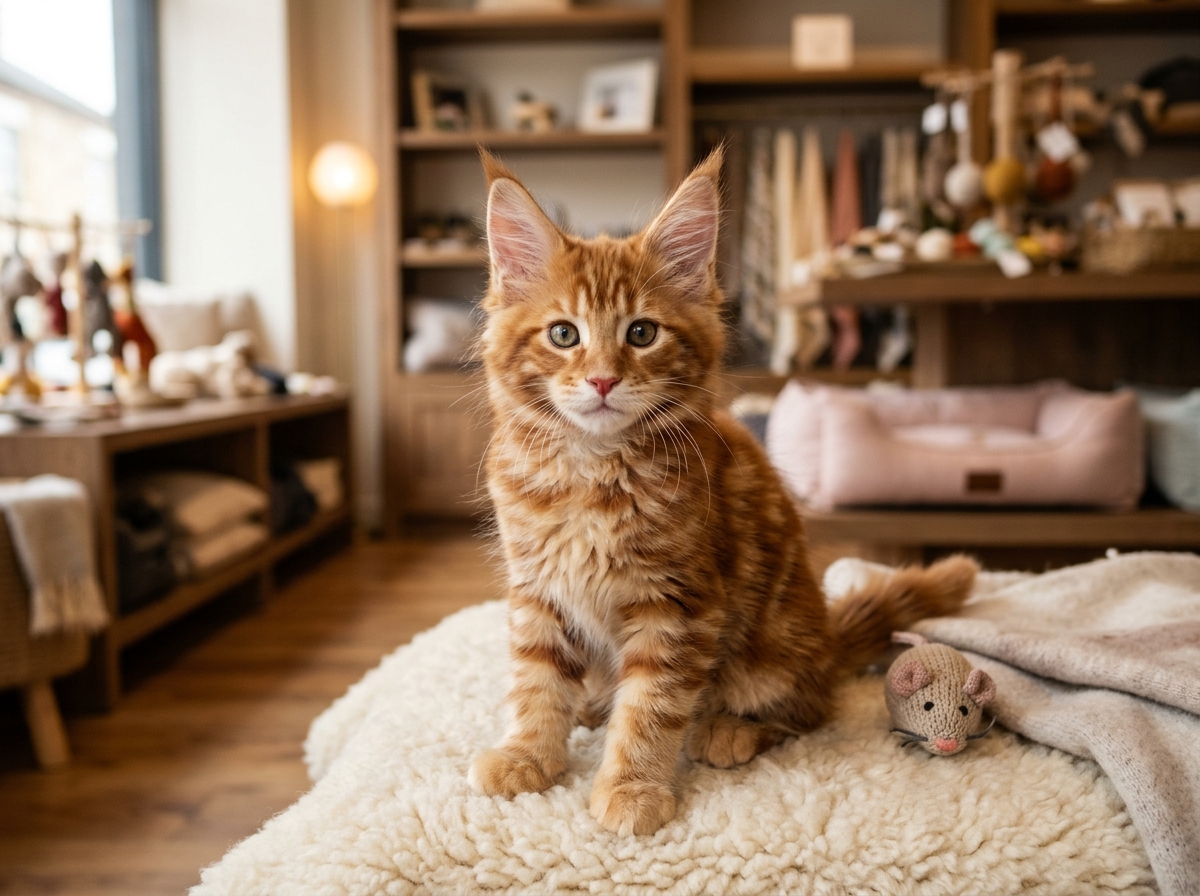Miztli Phoenix - Maine Coon Red Tabby