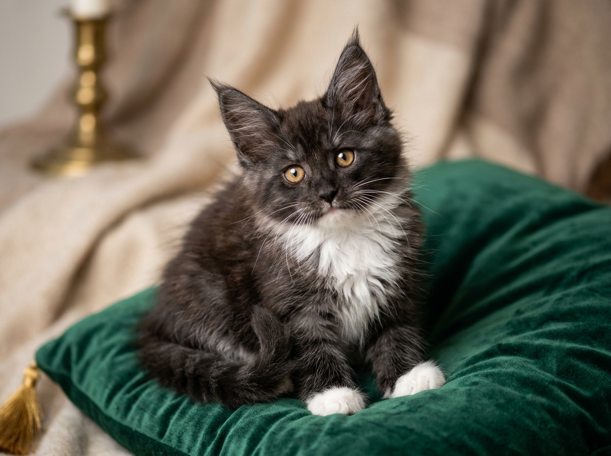 Miztli Ragnar - Maine Coon Black Smoke